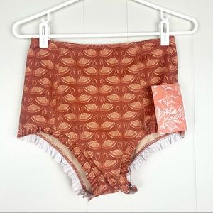 Kortni Jeane | Swans All Ruffled Up Swim Bottoms